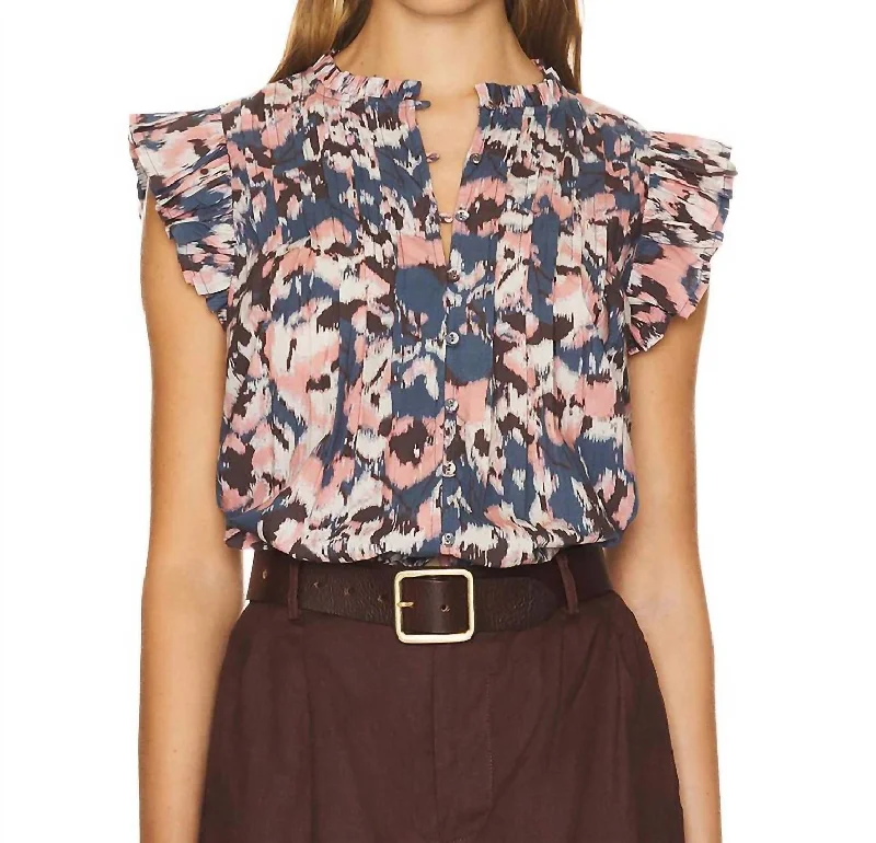 Valentine's Special Maritza Blouse In Le Jules Print