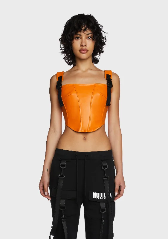 Limited Time Flash Sale Bring The Energy Corset Top