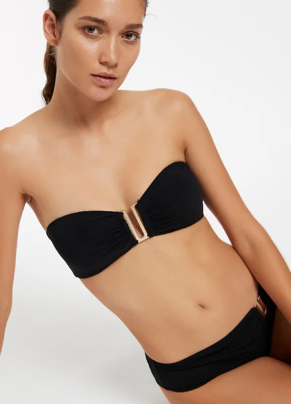 Exclusive Discount Jetset Bandeau Bikini Top - Black