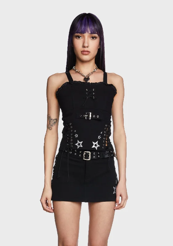 Stylish Looks Starry Corset Top