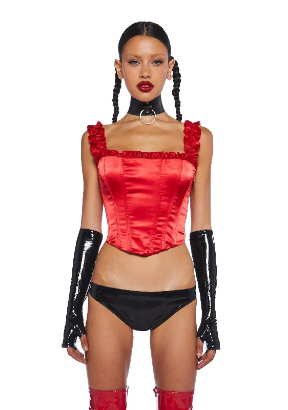 Massive Selection Sale Night Gallery Tank Corset Top - Red