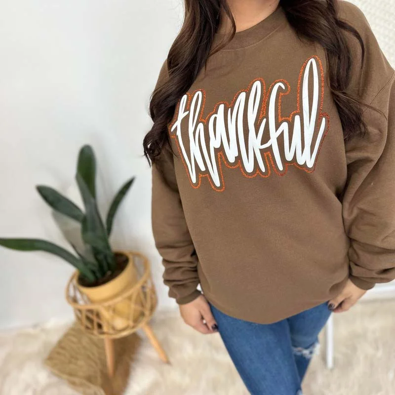 Limited Time Offer Thankful Crewneck Sweatshirt