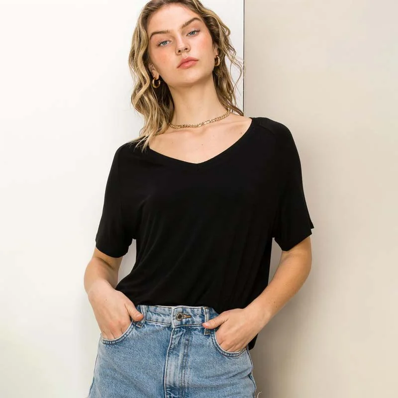 Seasonal Sale Relaxed Fit V-Neck Tee