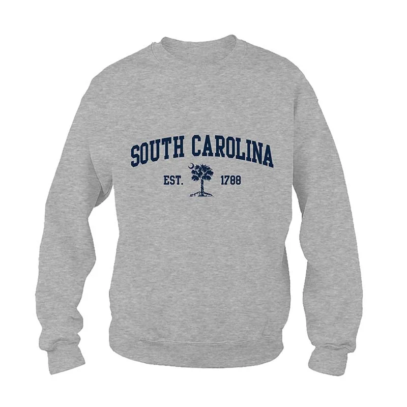 Chic & Cozy Collection South Carolina Est. in 1788 Crewneck Sweatshirt