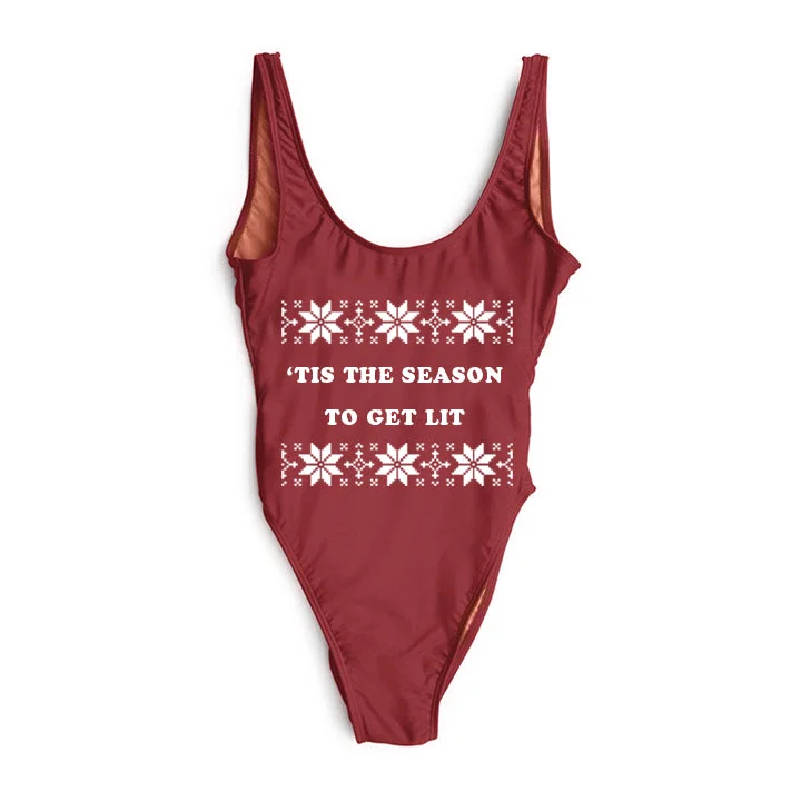 Essentials On Sale TIS' THE SEASON TO GET LIT [SWIMSUIT]