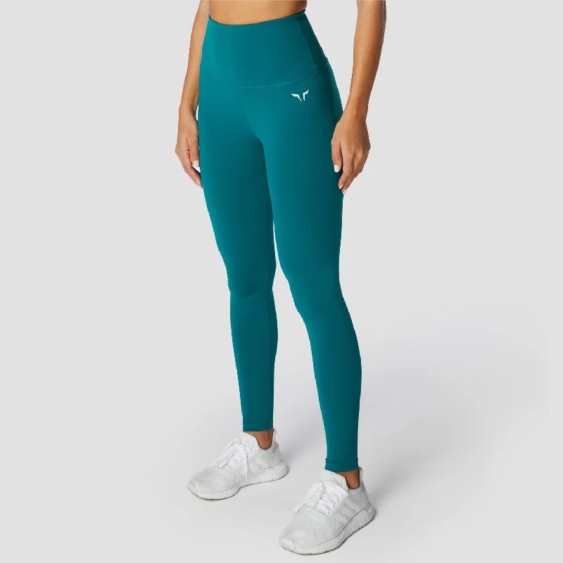 Boutique Styles Hera High-Waisted Leggings - Teal