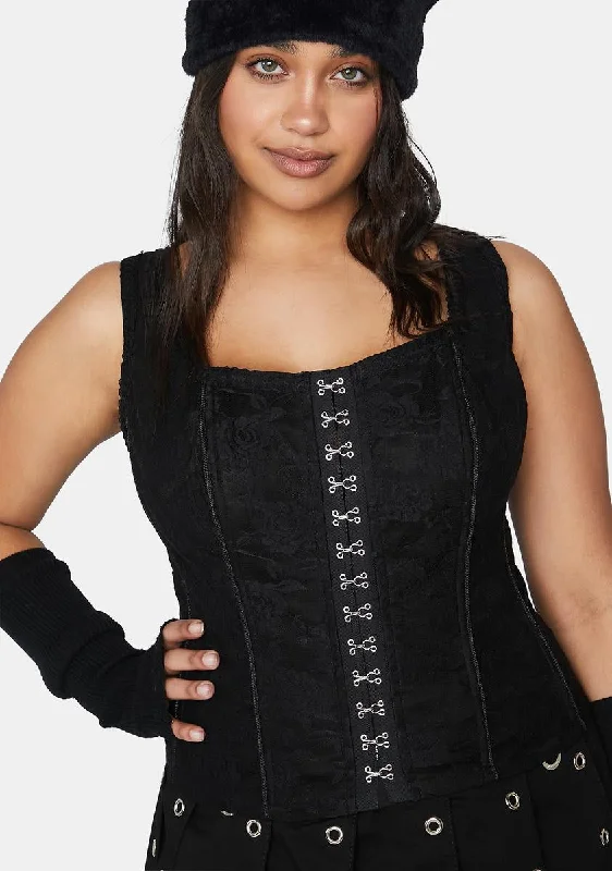 Final Sale Plus Hook Eye Corset