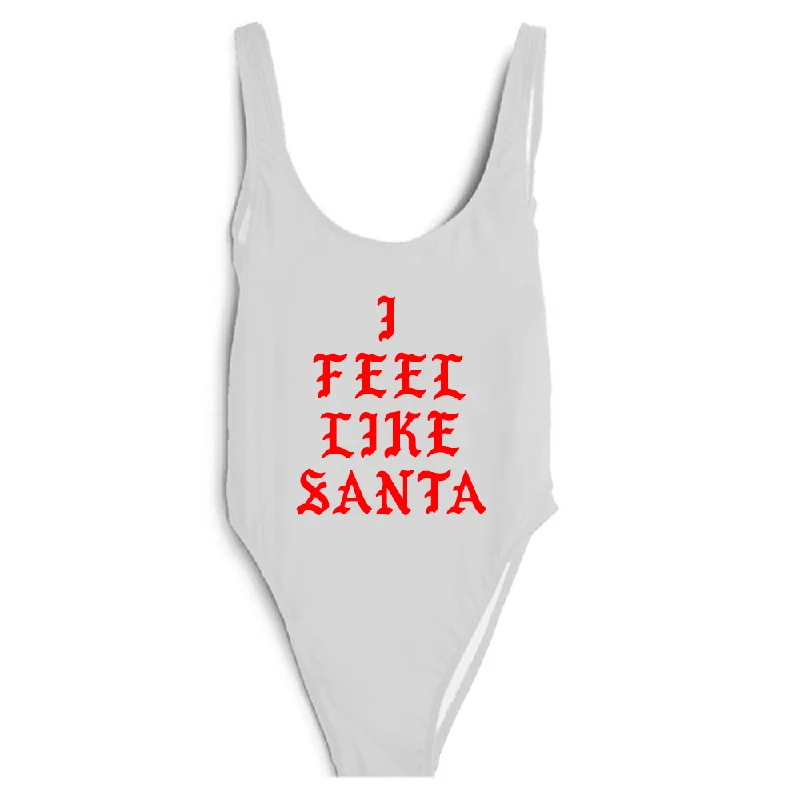 Effortless Style, Endless Impact I FEEL LIKE SANTA [RED TEXT // SWIMSUIT]