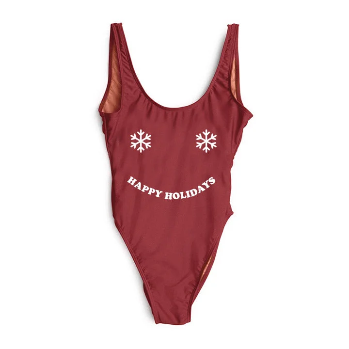 Find Your Unique Flair HAPPY HOLIDAYS  [SWIMSUIT]