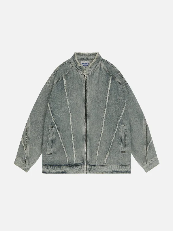 Trend Alert Aelfric Eden Fringe Washed Denim Jacket