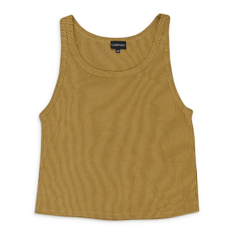 Seasonal Clearance CALLIPYGIAN RIB GOLD TANK