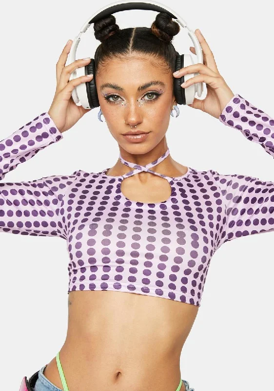 Hot Trends Deep House Hottie Crop Top