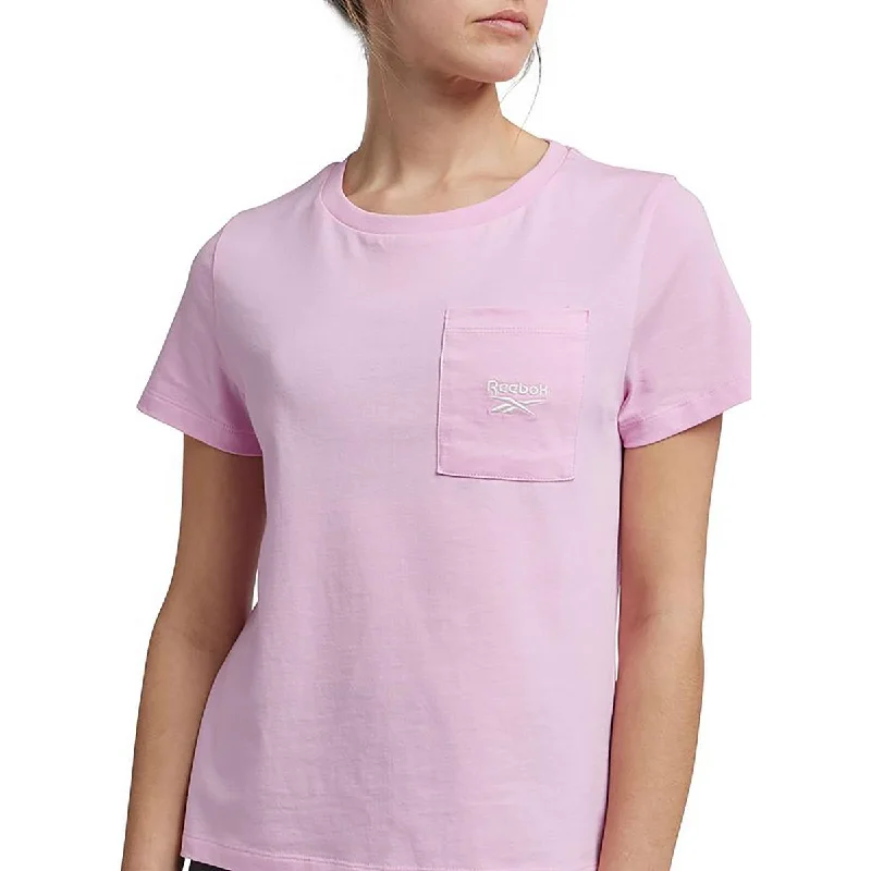 Women's Urban Fashion Womens Short Sleeve Patch Pocket Shirts & Tops