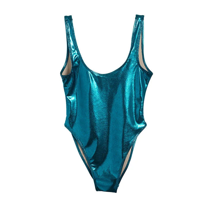 Embrace New Fashion METALLIC TEAL [BLANK SWIMSUIT]