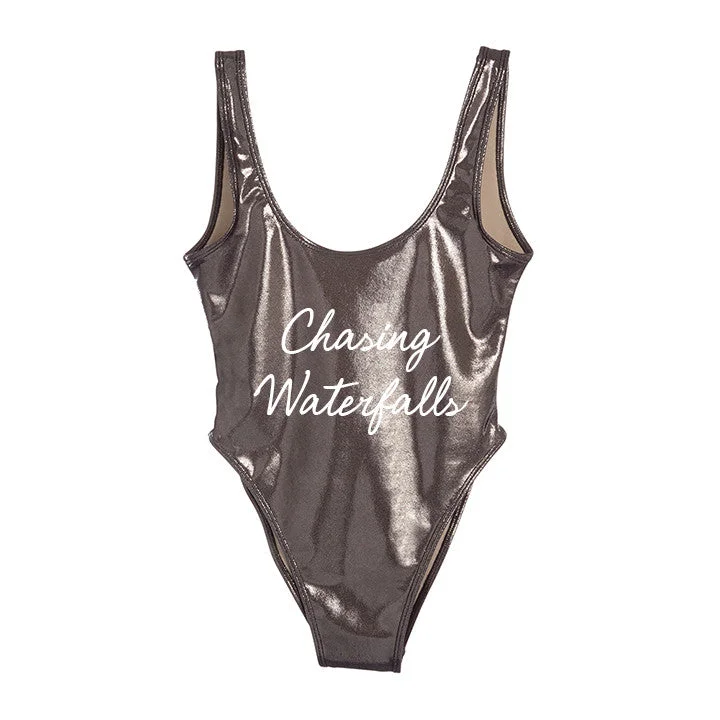 Style Streetwear CHASING WATERFALLS [METALLIC SWIMSUIT]