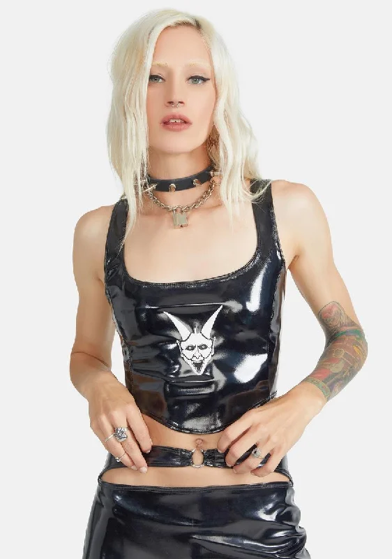 Find Your Unique Flair Devil's Bish Corset Top