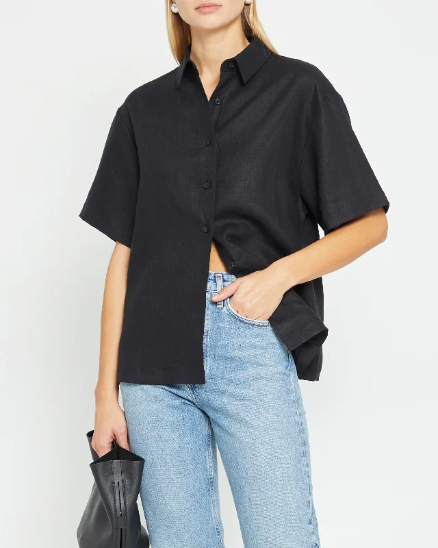 Style Beyond Borders Lea Oversized Linen Shirt