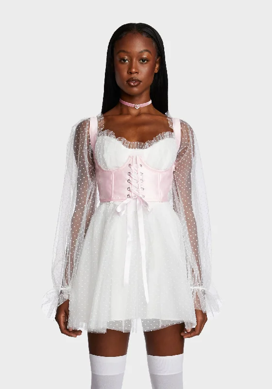 Trendy New Clothes Blush My Beloved Underbust Corset Top