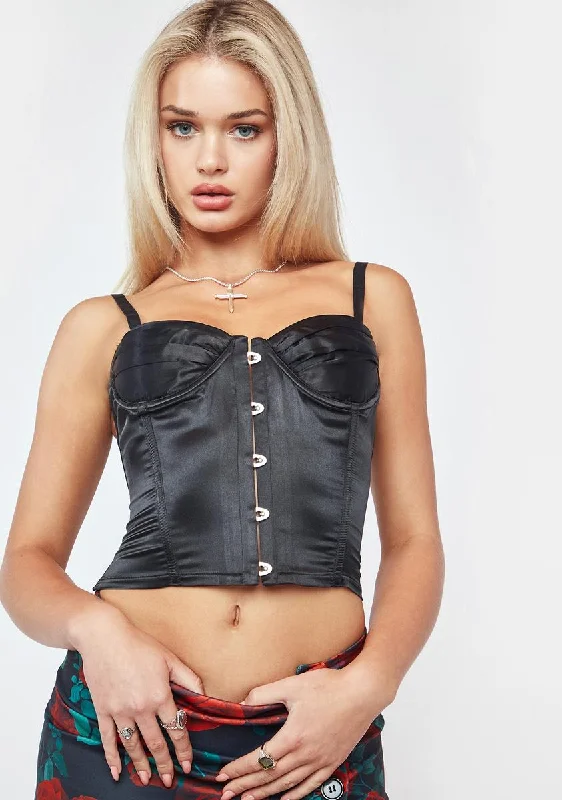 Limited - Edition Drops Plot Your Downfall Corset Top