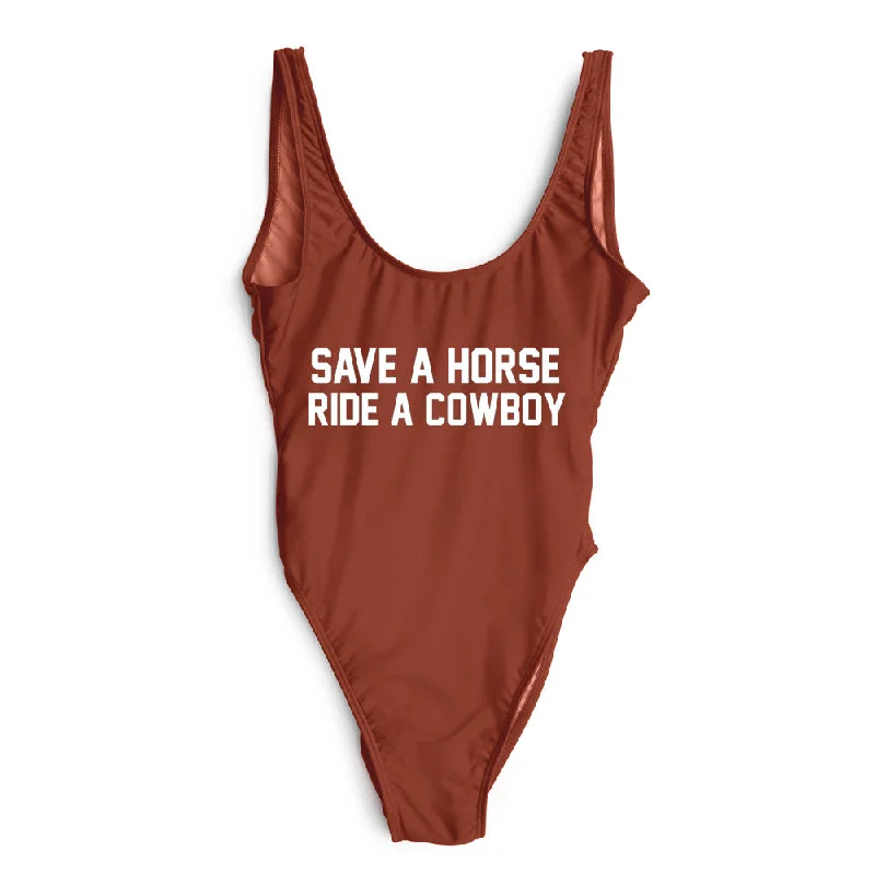 Premium Quality Garments SAVE A HORSE RIDE A COWBOY [SWIMSUIT]