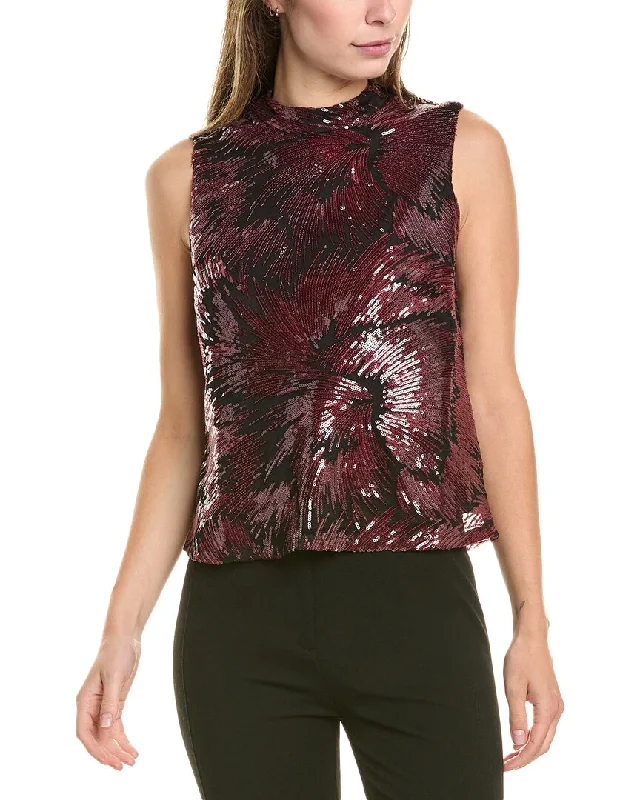 Trendy Urban Attire Nanette Nanette Lepore Sequin Blouse