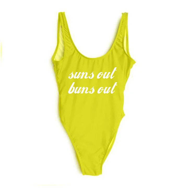 Budget Friendly SUN'S OUT BUNS OUT // NEW FONT [SWIMSUIT]