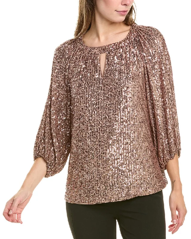 Chic Trends For The Fashion Savvy Vince Camuto Sequin Blouse