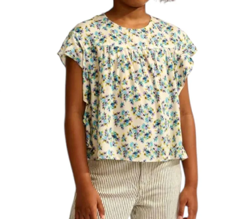 Wardrobe Refresh Peppers Blouse In Flower Print