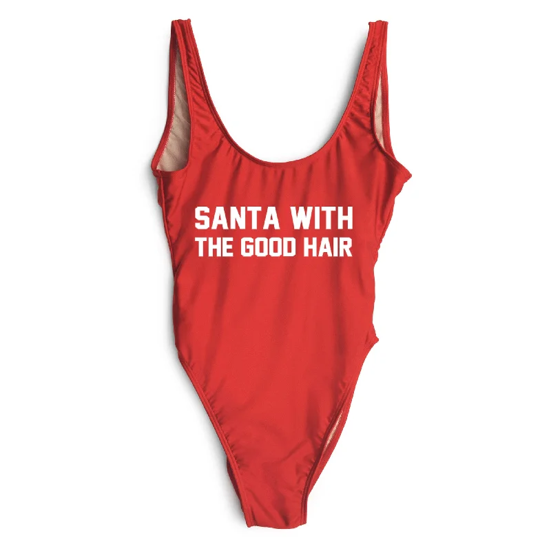 Elegant Attire For The Modern Lady SANTA WITH THE GOOD HAIR [SWIMSUIT]