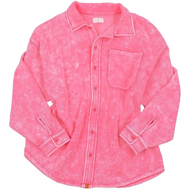 Innovate Your Wardrobe Acid Wash Shacket