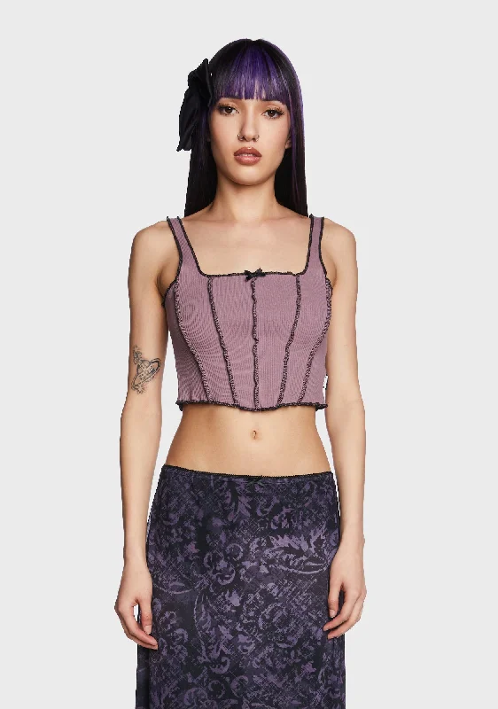 Fashion Deal Gothic Ballerina Corset Top