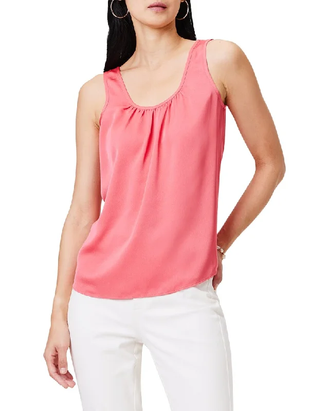 Seasonal Picks NIC+ZOE Satin Chiffon Scoop Tank