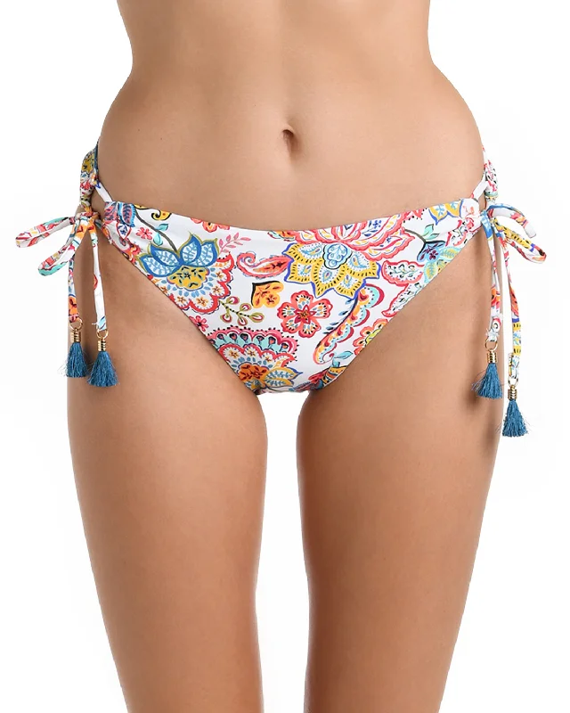 Tropical Island - Inspired Attire 2024 La Blanca Gypsy Soul Side Tie Hipster Bottom - Lb4cj94