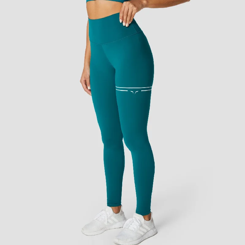 Vibrant Femme Fashion Flux Leggings - Teal