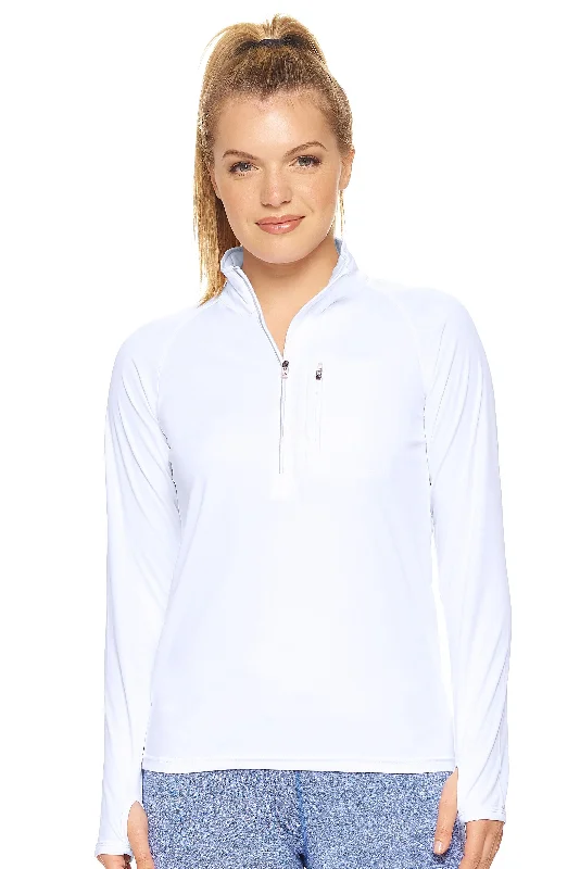 Trendy Attire For Her AI314 DriMax™ Raglan Half Zip