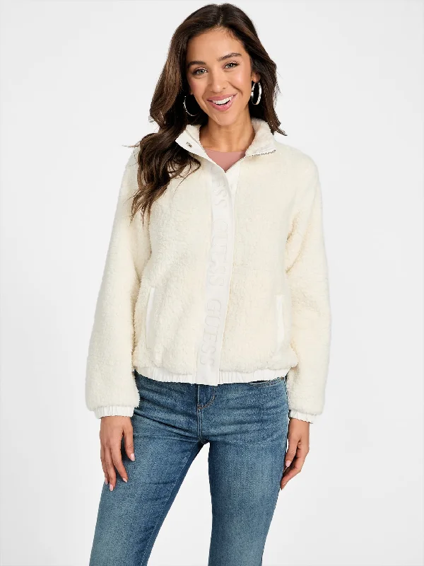 Trendy Women's Collection Faith Sherpa Full-Zip Jacket