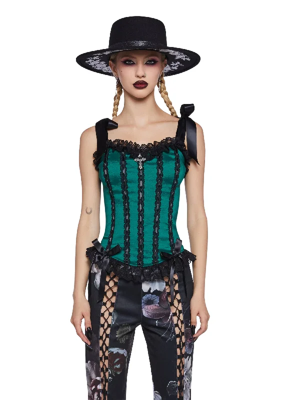 Crazy Price Slashing Gothic Elegance Corset Top