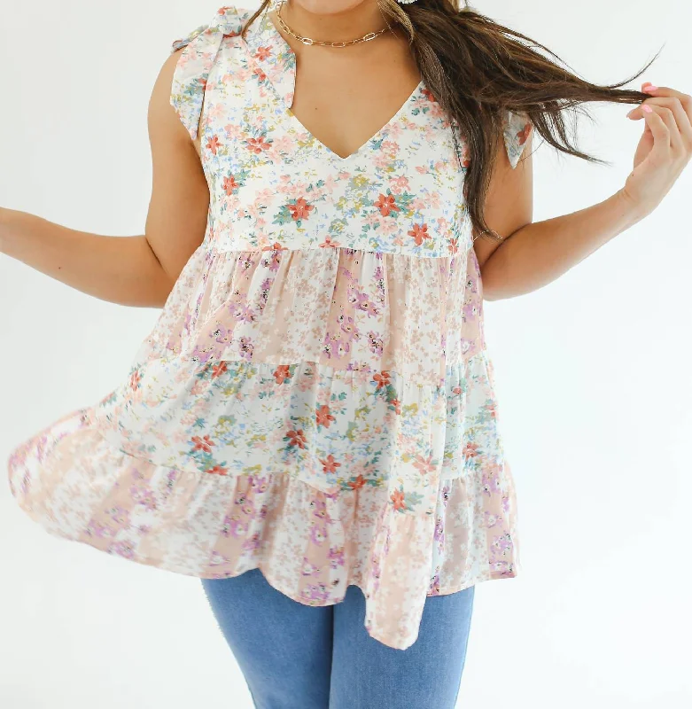 Low Price Special Summer Dreamer Floral Tank In Multicolor