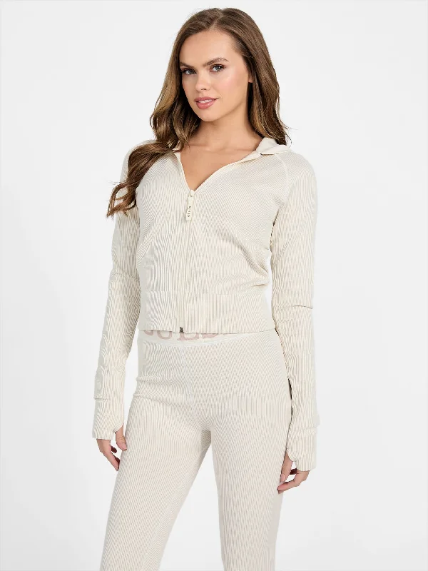 Chic & Cozy Collection Cordova Rib-Knit Zip Jacket