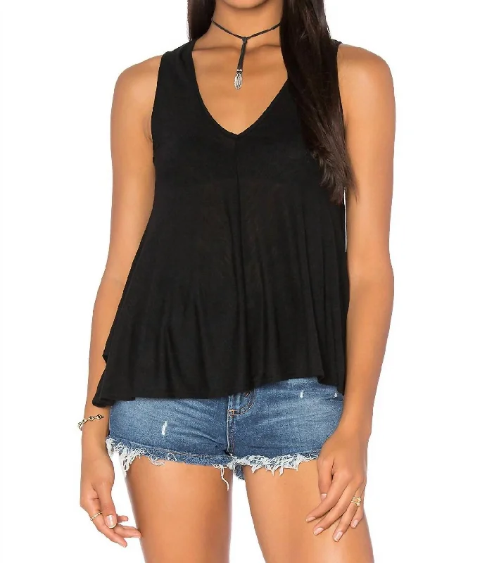 Elegant Style Sanji Tank In Black