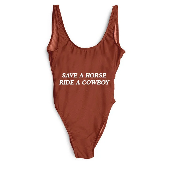 Trendsetting Threads SAVE A HORSE RIDE A COWBOY [SWIMSUIT]