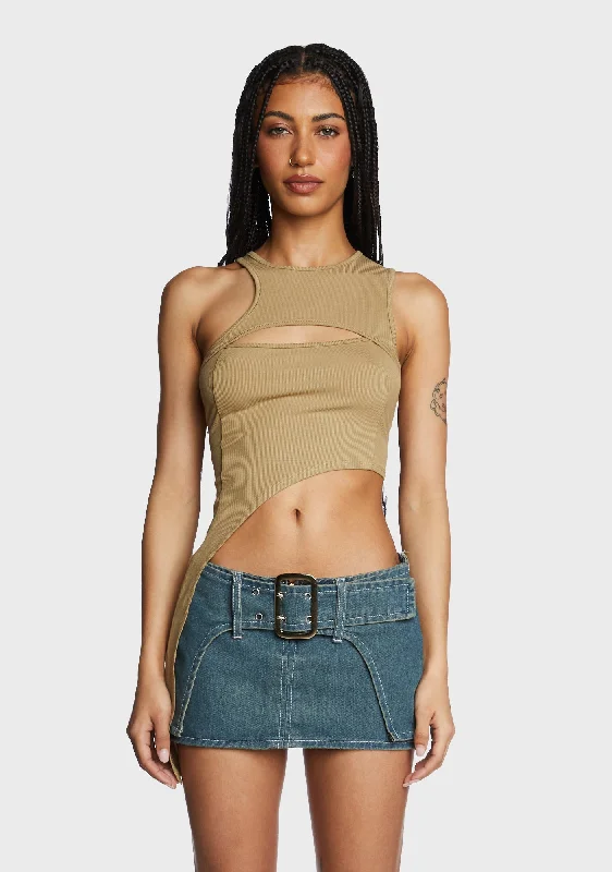 Casual Fashion Mixtape Notes Crop Top