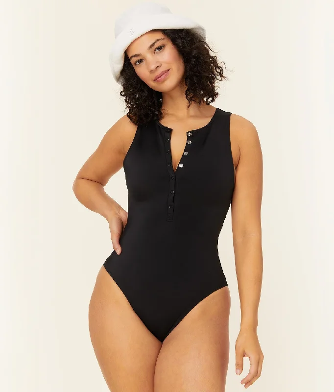 Save On Classic Elegant Styles The Malibu One Piece - Eco Nylon - Black - Classic