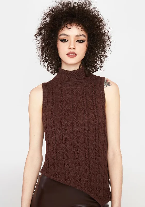 High End Women's Wear Better Think Twice Knit Sweater