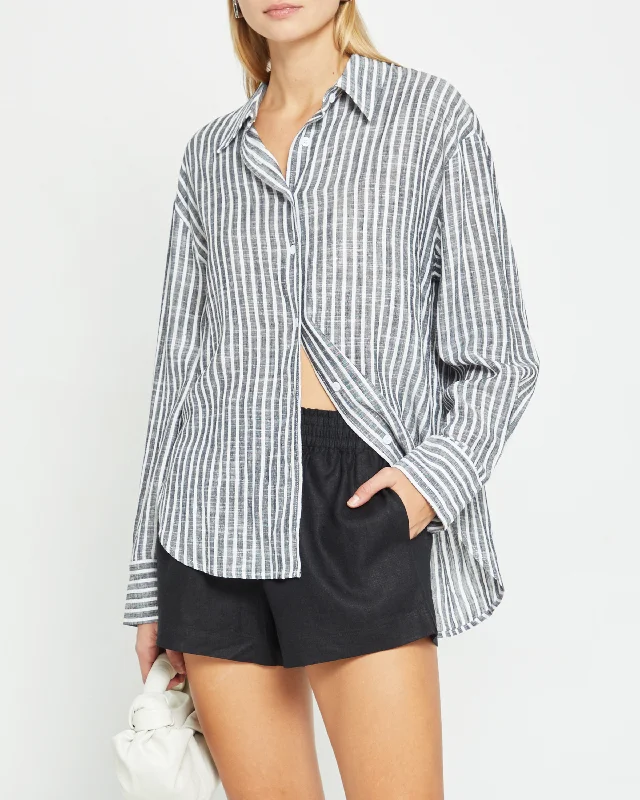 Style Streetwear Billy Oversized Linen Shirt