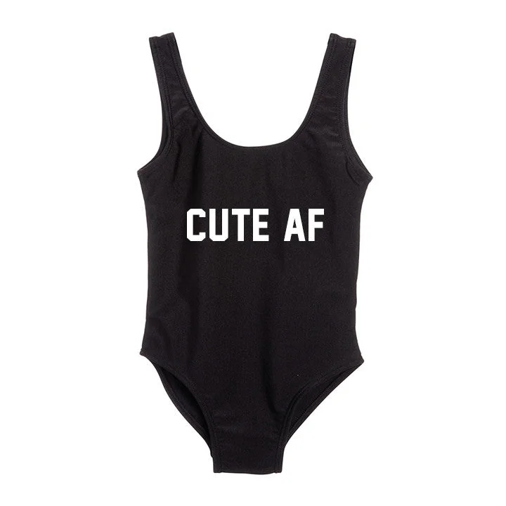 Trendy And Individual Women's Fashion CUTE AF [KIDS ONE PIECE SWIMSUIT]