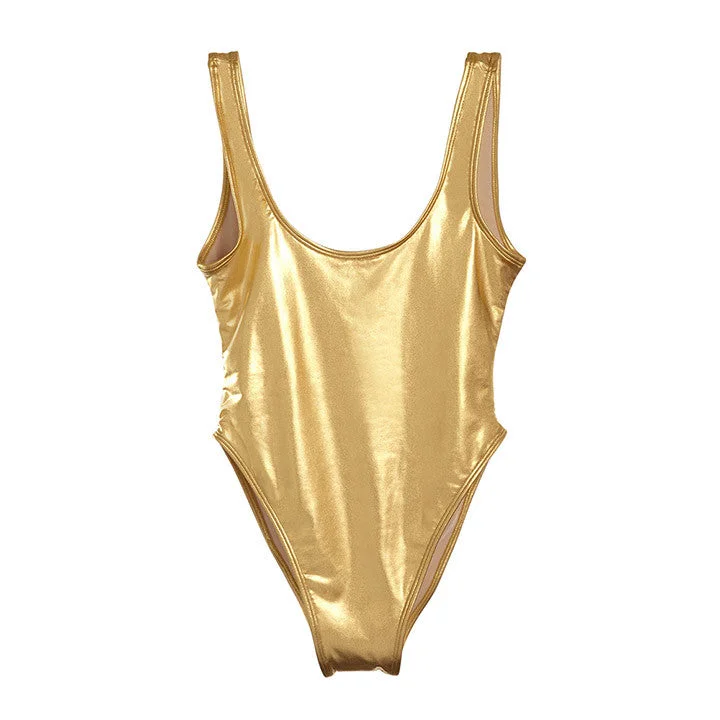 Flash Sale, Don't Miss METALLIC GOLD [BLANK SWIMSUIT]