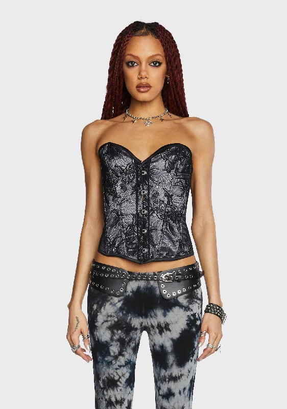 End Of Month Blowout Spell Check Corset Top