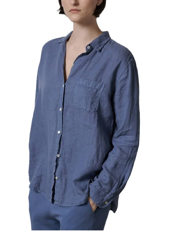 Casual Elegance Mulholland Button Down Shirt In Harbor