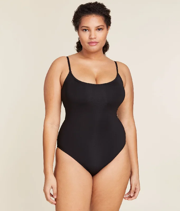 Stylish Looks The Amalfi One Piece - Flat - Black - Classic - Full Coverage